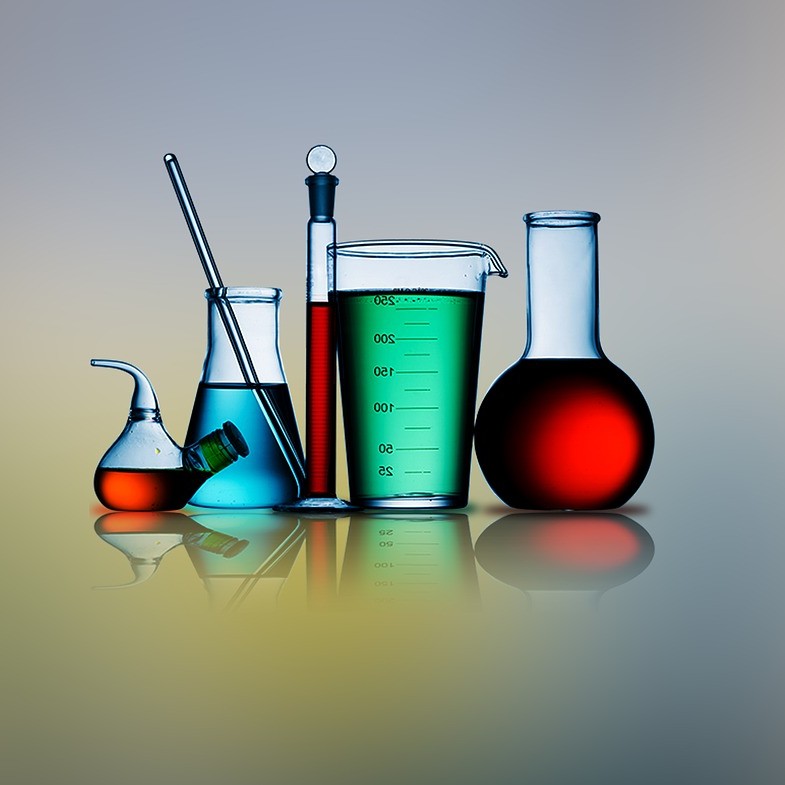 Picture of beakers